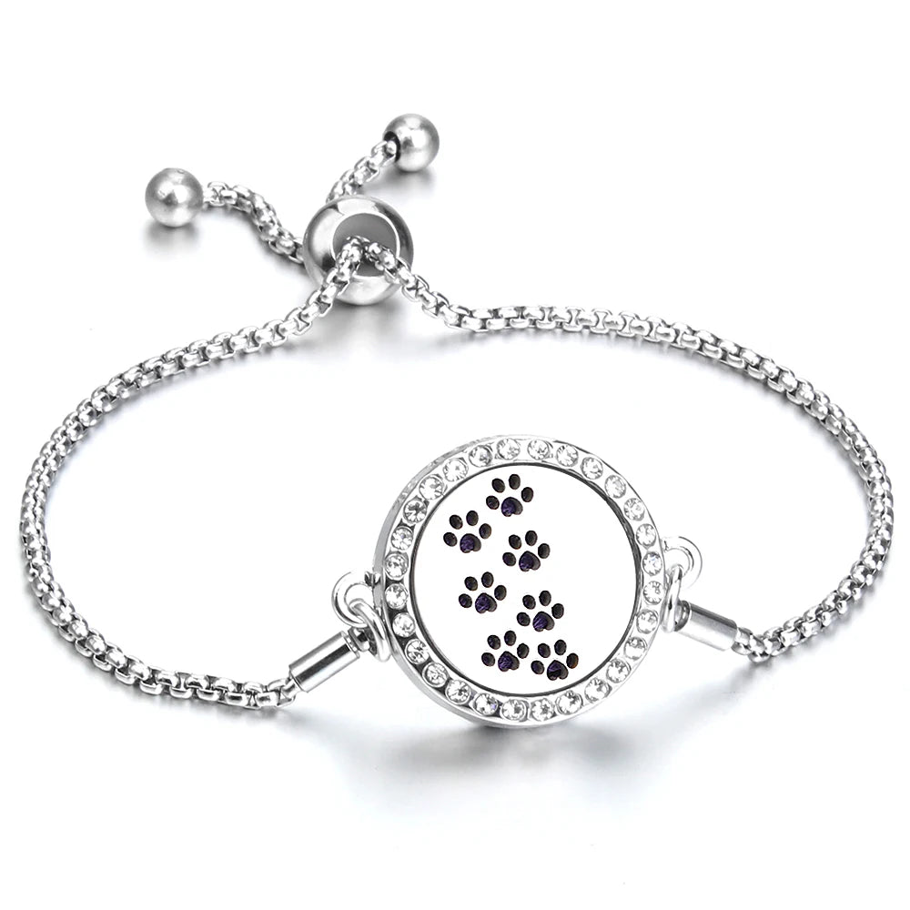 Adjustable Aromatherapy Bracelet – Aroma Perfume Essential Oil Diffuser Jewelry